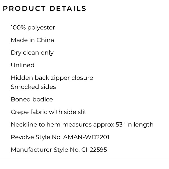 Amanda Uprichard Revolve Ivy Gown in Crimson Medium Strapless Dress Formal Dance - Picture 16 of 16